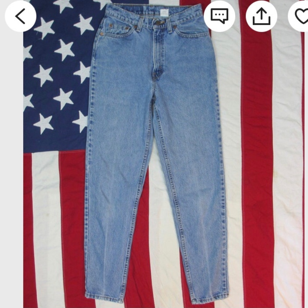 Vintage 1990s Levi’s 512 light wash jeans